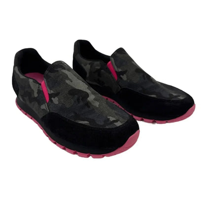 Prada Como Print Slip-On Luxury Sneaker / Shoes, Size: 9