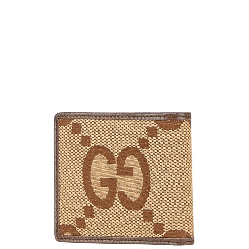 Gucci Jumbo GG Canvas Leather Wallet