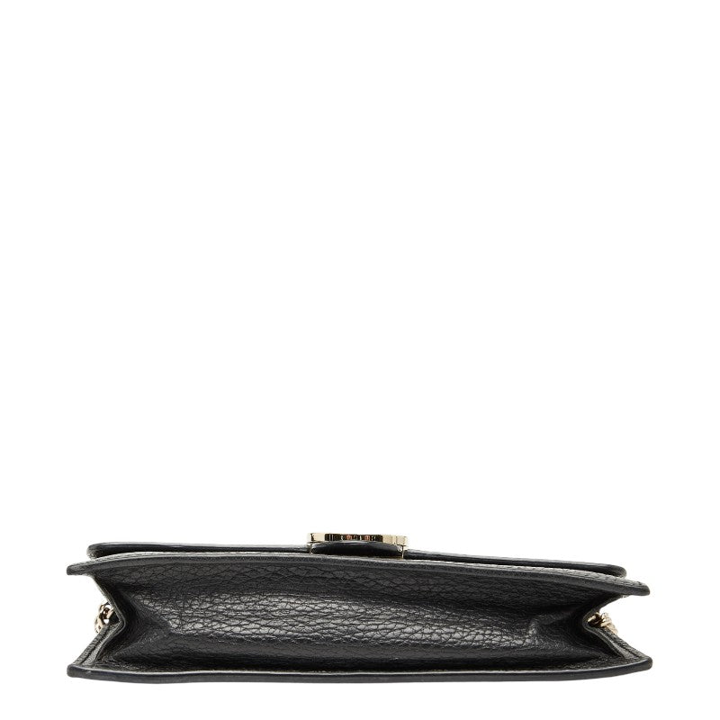 Gucci Interlocking G Leather 2way Chain Wallet Bag