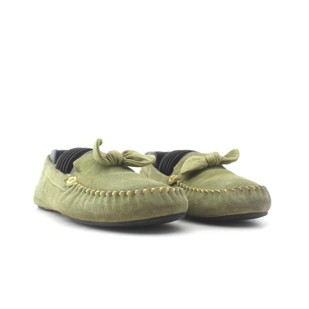 COLE HAAN BELLPORT BOW DRIVER SUEDE