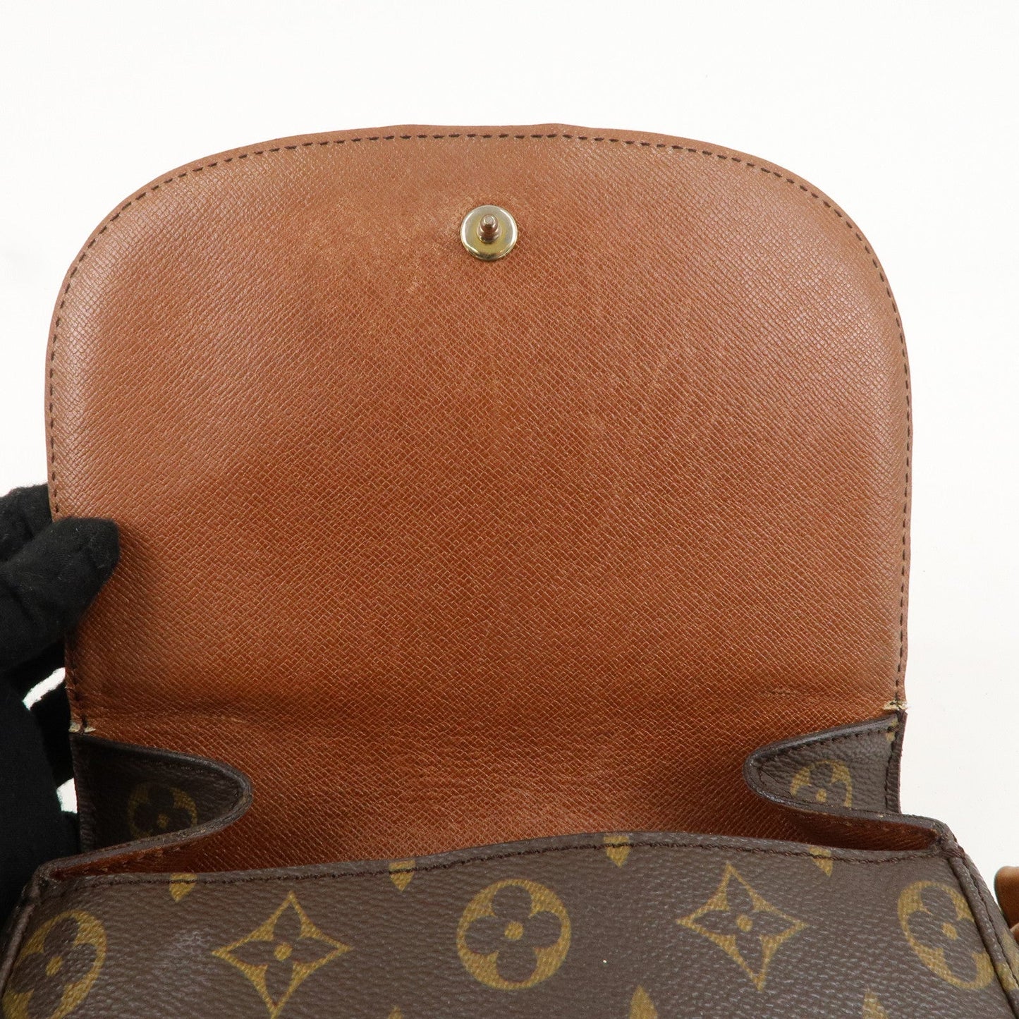 Louis Vuitton Monogram Saint Cloud MM Shoulder Bag Brown M51243