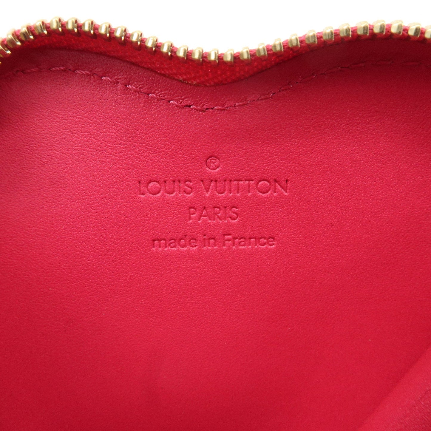 Louis Vuitton Monogram Vernis Porte Monnaie Coeur Coin Case M93657