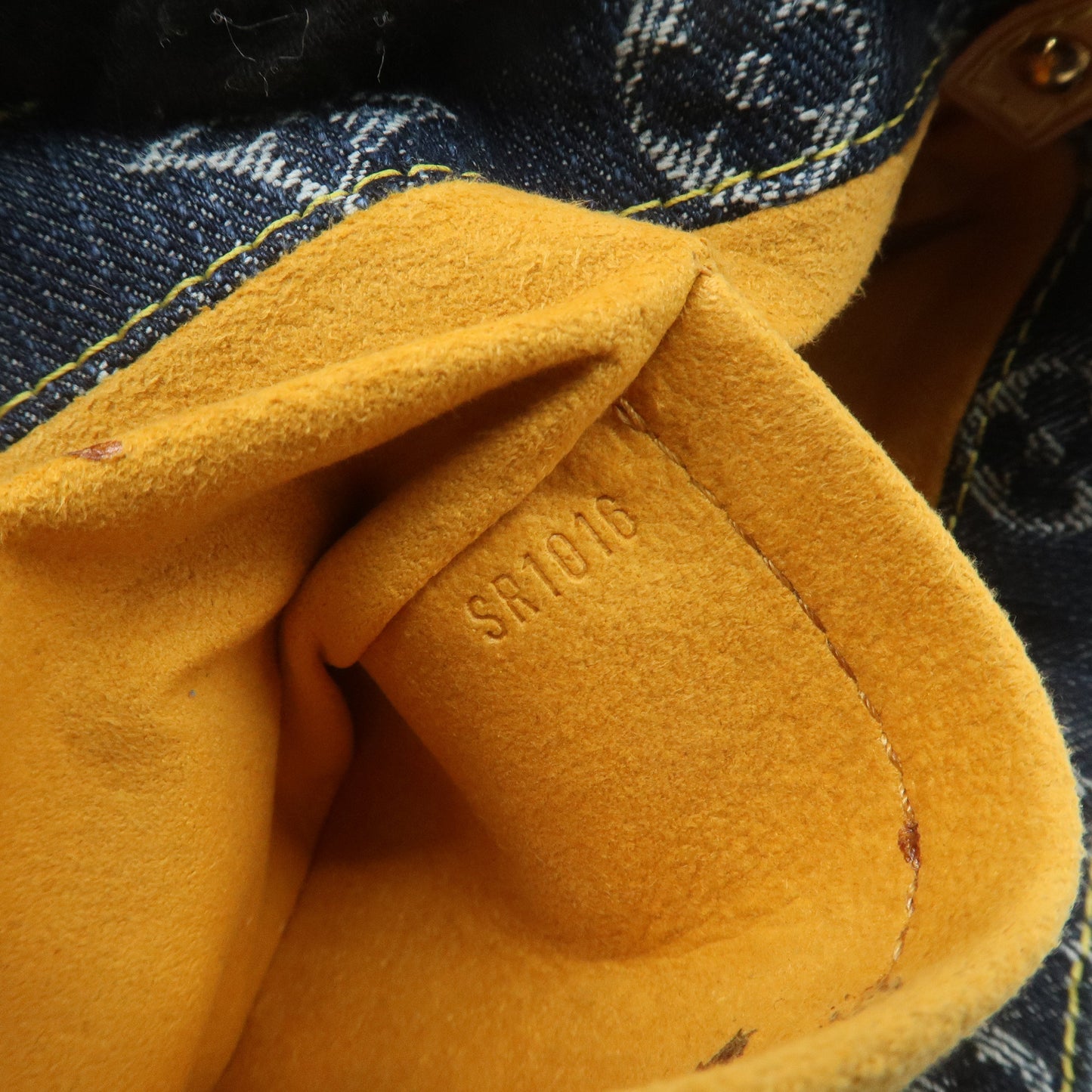 Louis Vuitton Monogram Denim Mini Pleaty Raye Shoulder Bag M95333