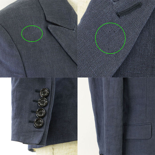 Gucci Double Breasted 100% Linen Jacket