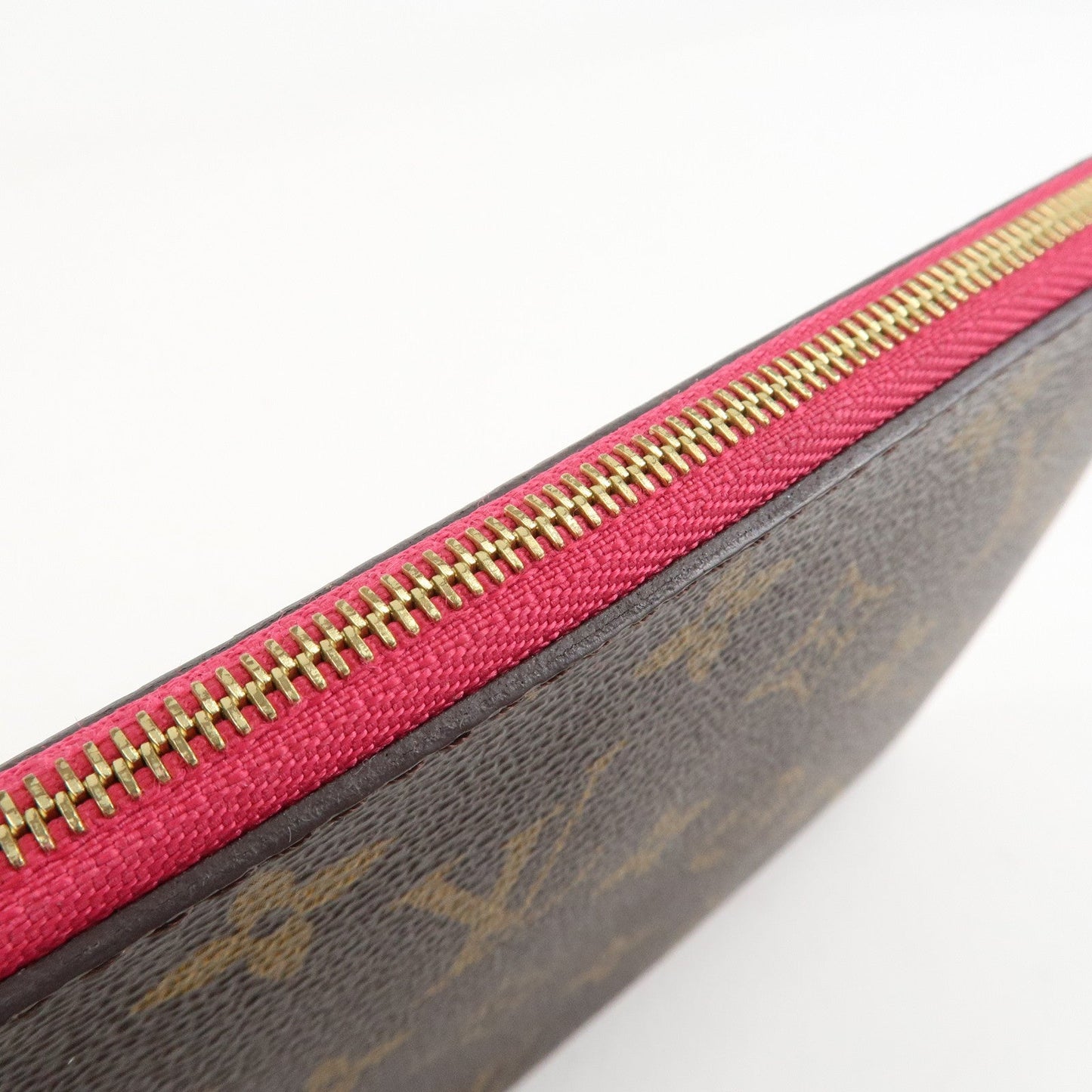 Louis Vuitton Monogram Pouch for Neverfull MM Tote Bag Fuchsia