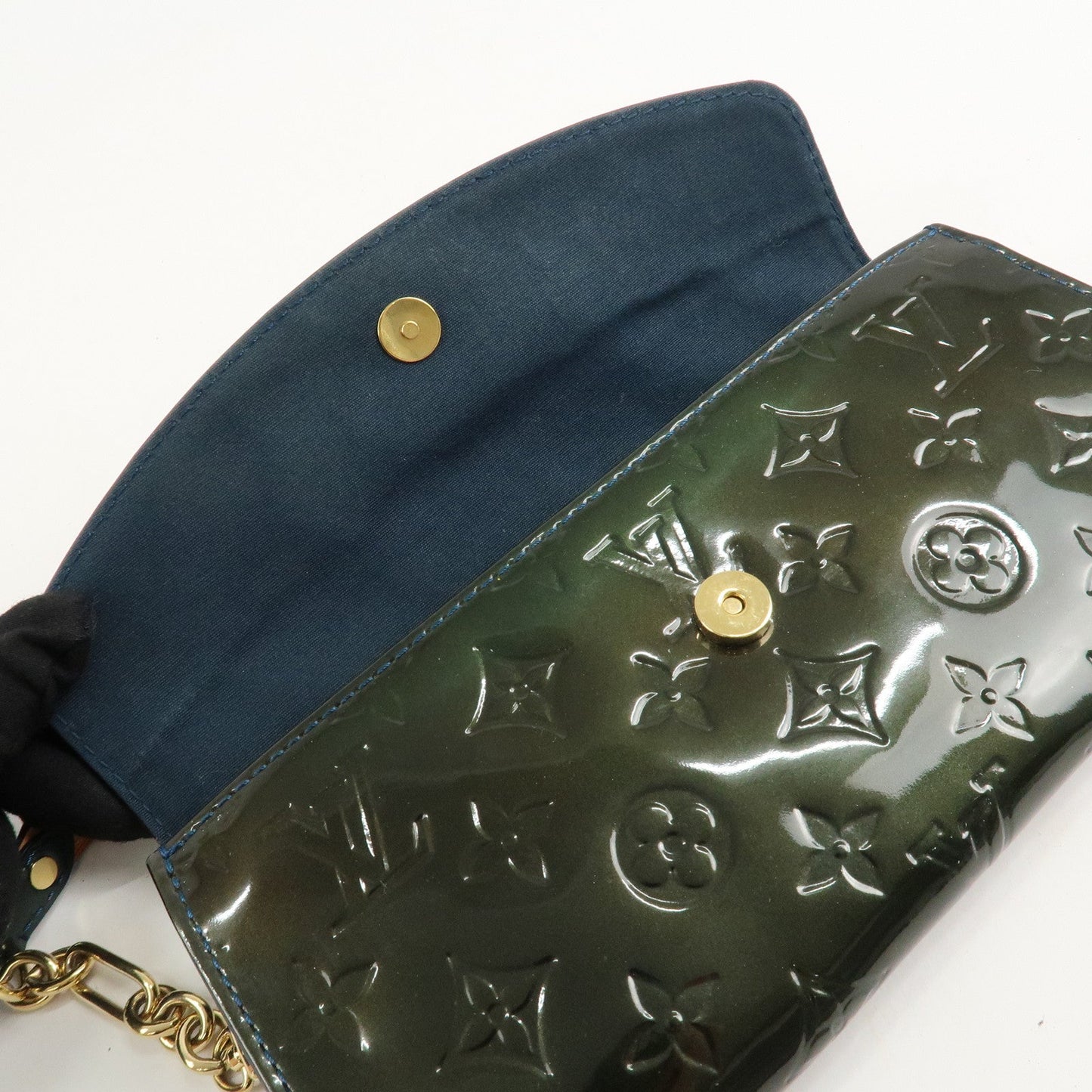 Louis Vuitton Monogram Vernis Sunset Bluebird Shoulder Bag M93680