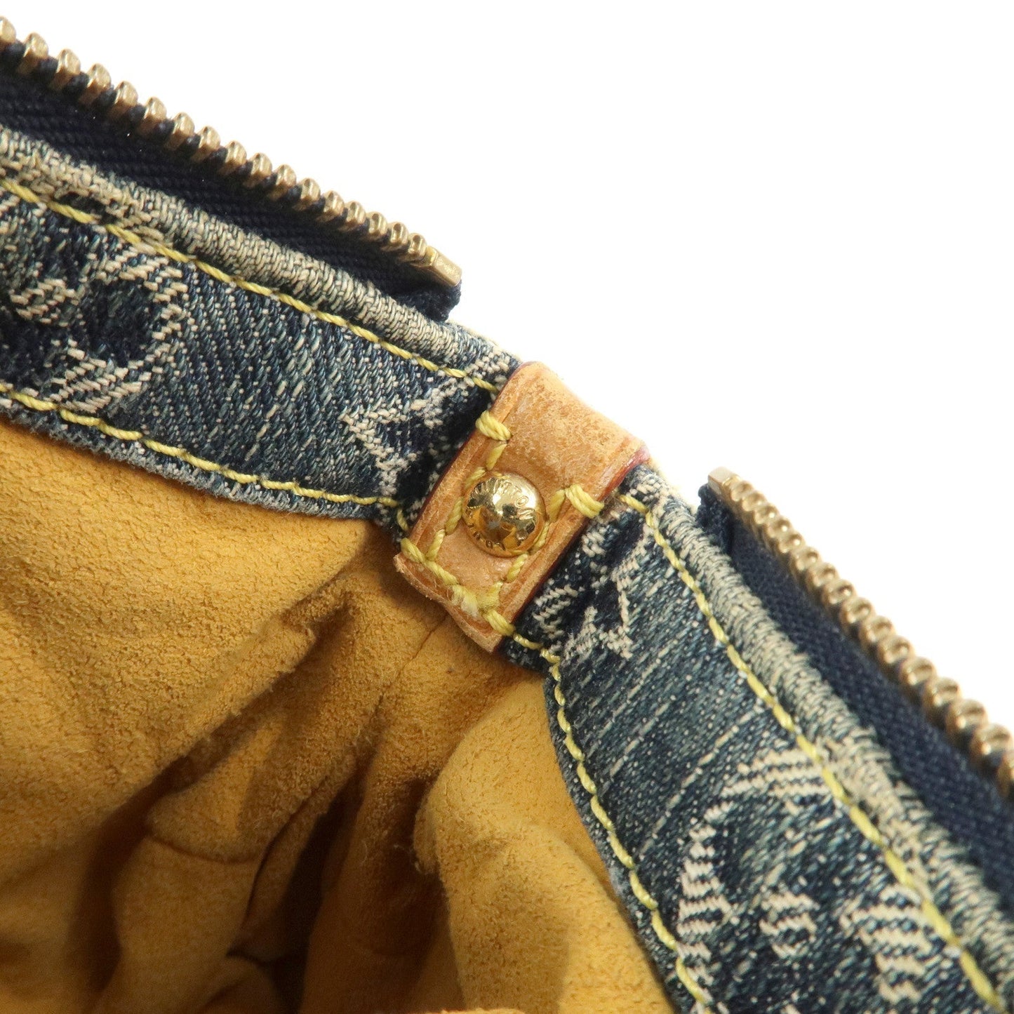 Louis Vuitton Monogram Denim Trousse Raye Pouch Blue M95335