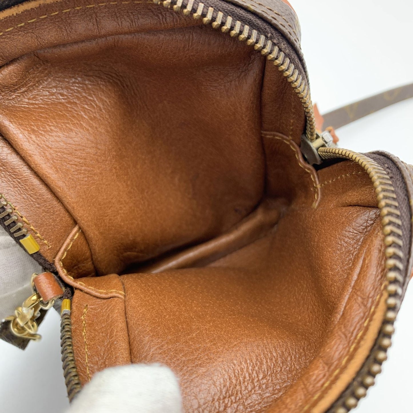 LOUIS VUITTON   Monogram Canvas Mini Danube Crossbody Bag