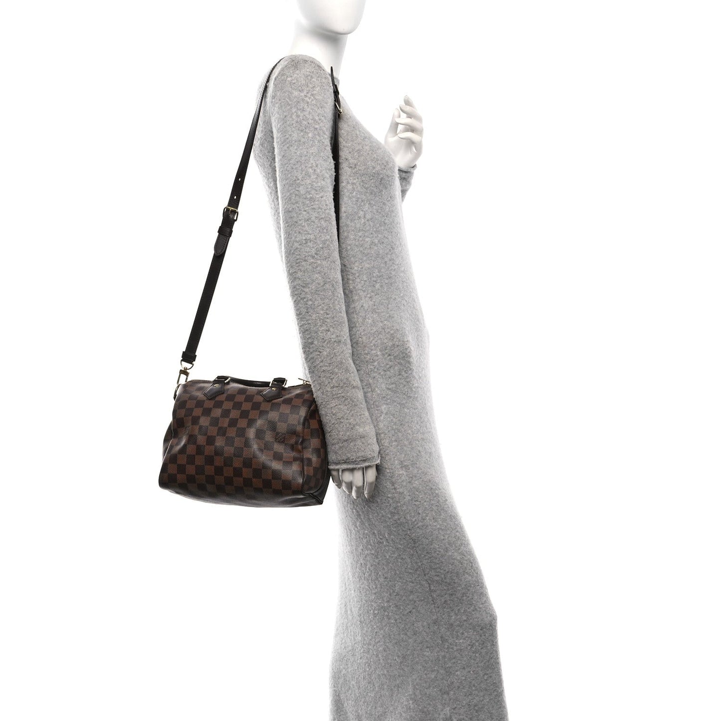 Louis Vuitton Damier Ebene Speedy Bandouliere 25
