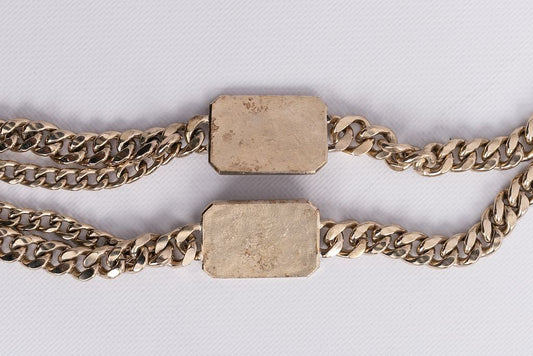 Collier gourmette Chanel Défilé