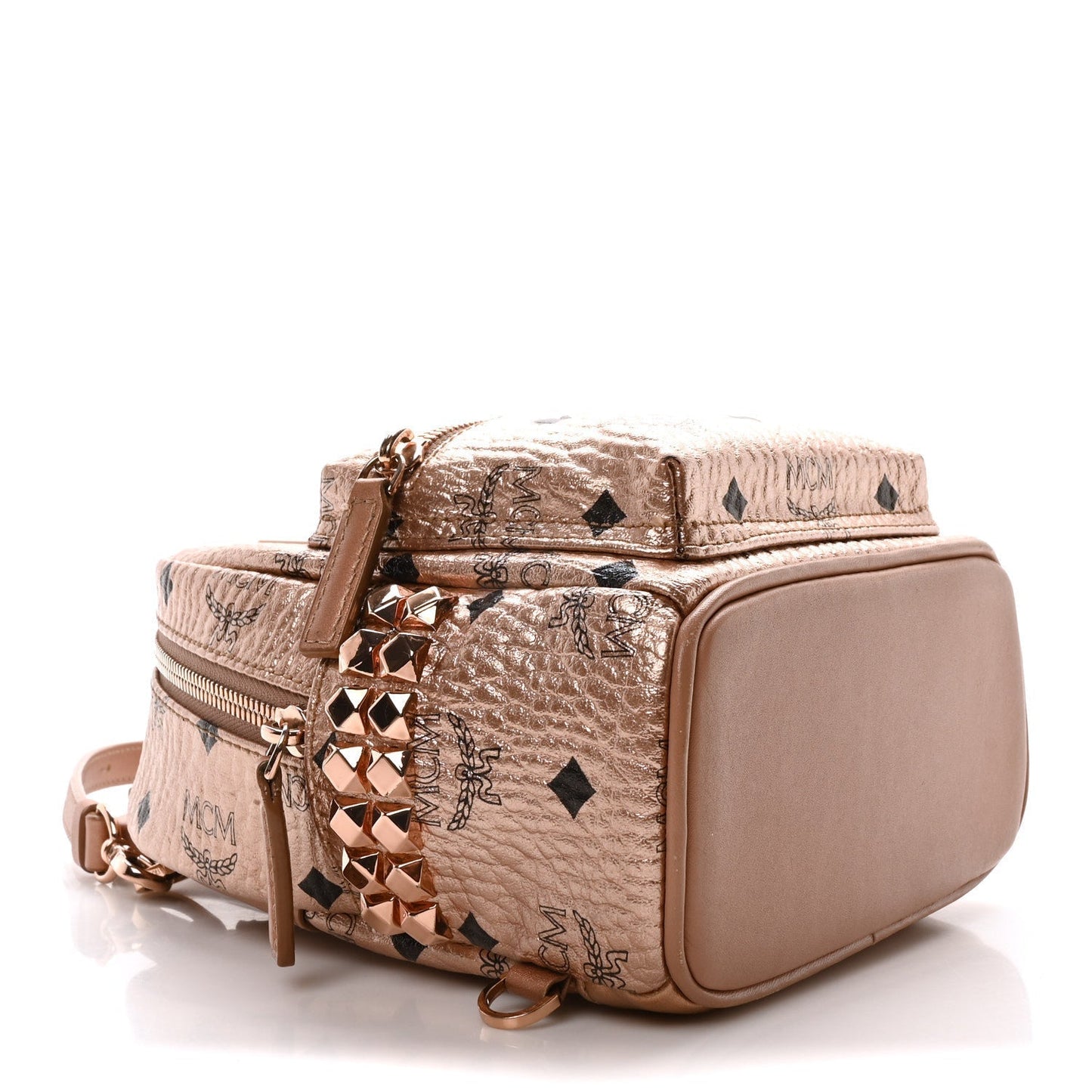 jmb        Visetos Studded X-Mini Bebe Boo Backpack Champagne Gold