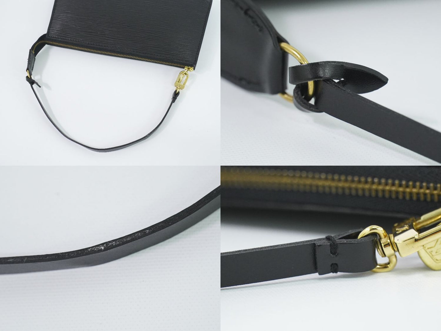 Louis Vuitton LV Pochette Accessoires Epi Leather Handbag Pouch