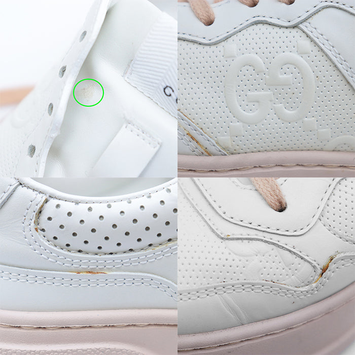 Gucci GG Embossed Leather Sneakers