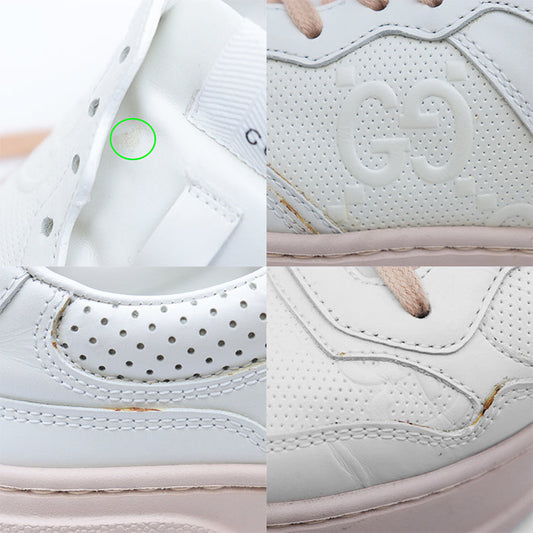Gucci GG Embossed Leather Sneakers