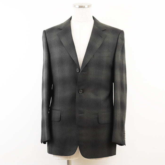 Gucci Ombre Check Suit Set 3B Jacket & Slacks