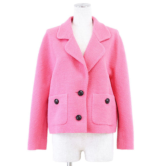 Gucci Tweed GG Interlocking Button Wool Jacket