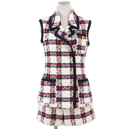 Gucci Tweed Check Wool Blend 2way Set Up