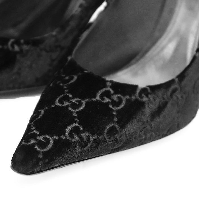 Gucci GG Velour Pumps
