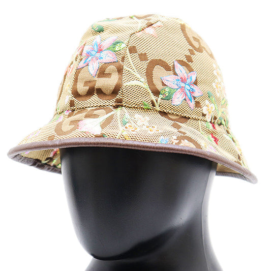 Gucci Giant GG Bucket Hat Cotton Blend Bucket Hat