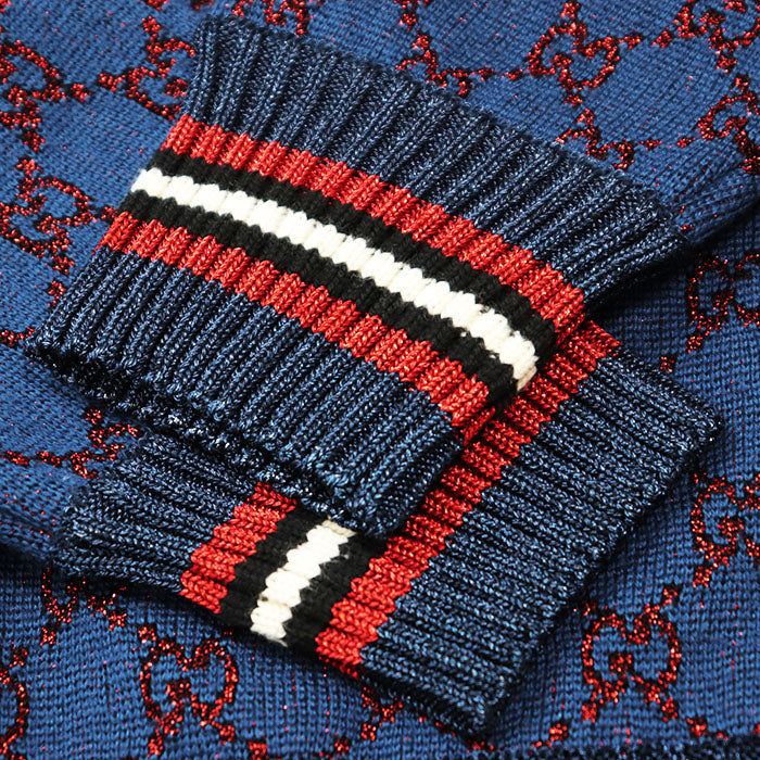 Gucci GG Monogram Wool Silk Cashmere Knitwear