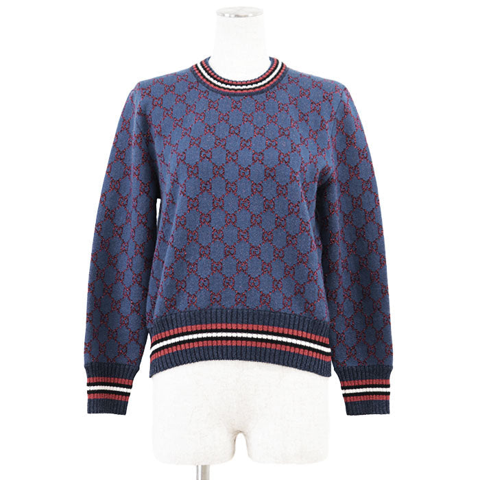 Gucci GG Monogram Wool Silk Cashmere Knitwear