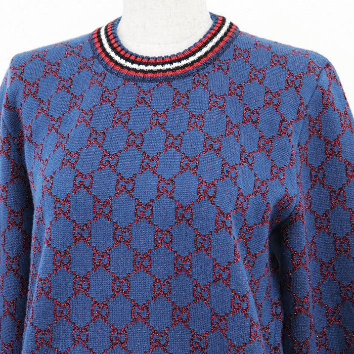 Gucci GG Monogram Wool Silk Cashmere Knitwear
