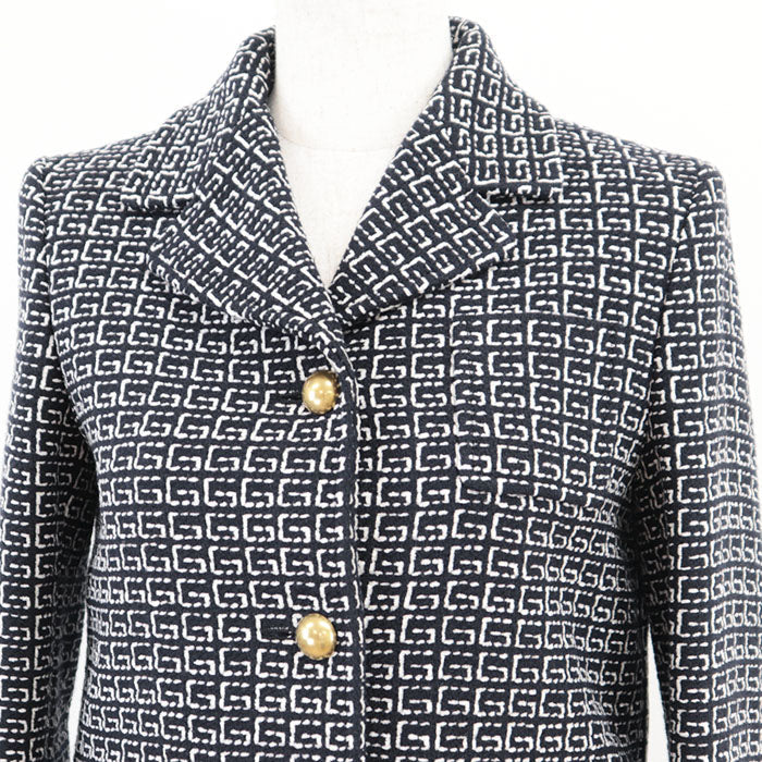 Gucci GG Jacquard Wool Blend Jacket