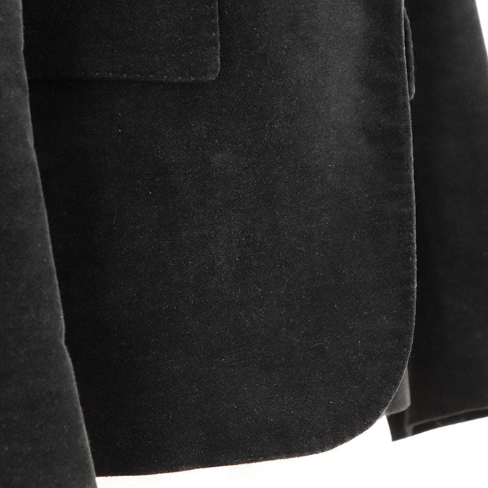 Gucci Velour Cotton Blend Tailored Jacket