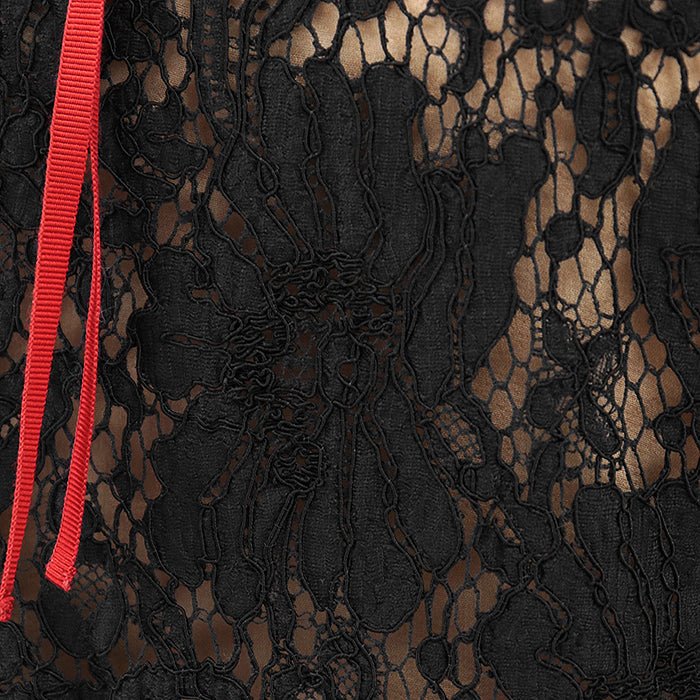 Gucci Flower Full Lace Cotton Blend Dress