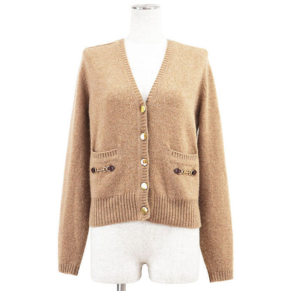 Gucci Horsebit 100% Cashmere Cardigan