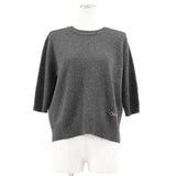 Gucci Horsebit Charm 100% Cashmere Knit Top