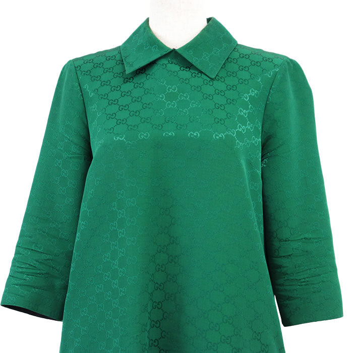 Gucci GG Supreme Jacquard Cotton Rayon Dress