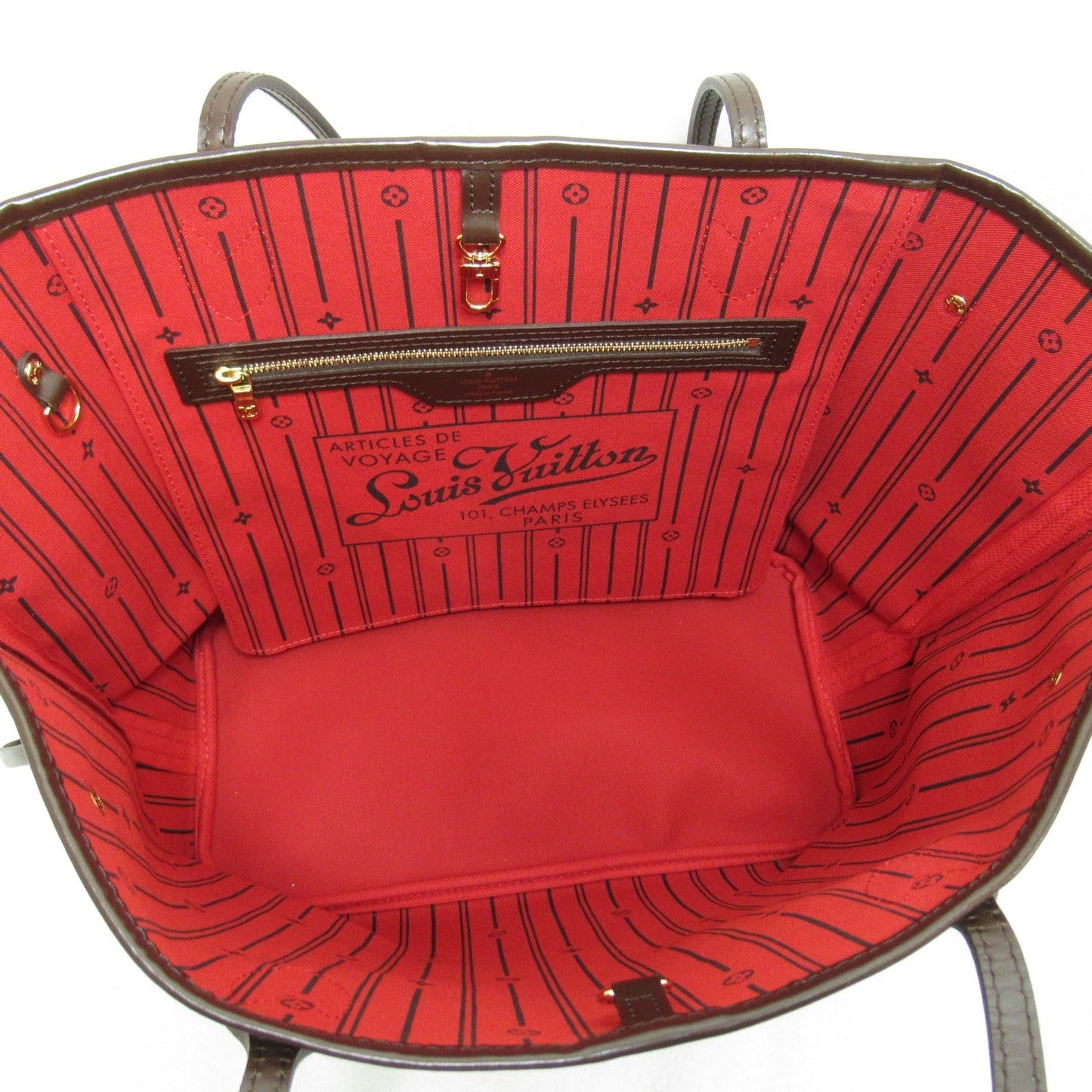 Louis Vuitton Neverfull MM Tote Bag PVC Coated Canvas