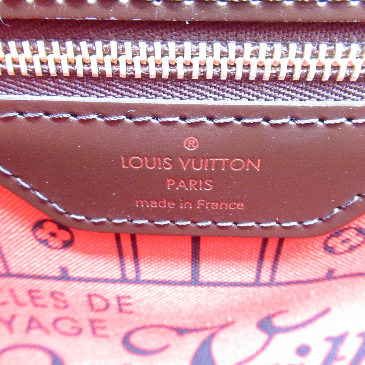 Louis Vuitton Neverfull MM Tote Bag PVC Coated Canvas