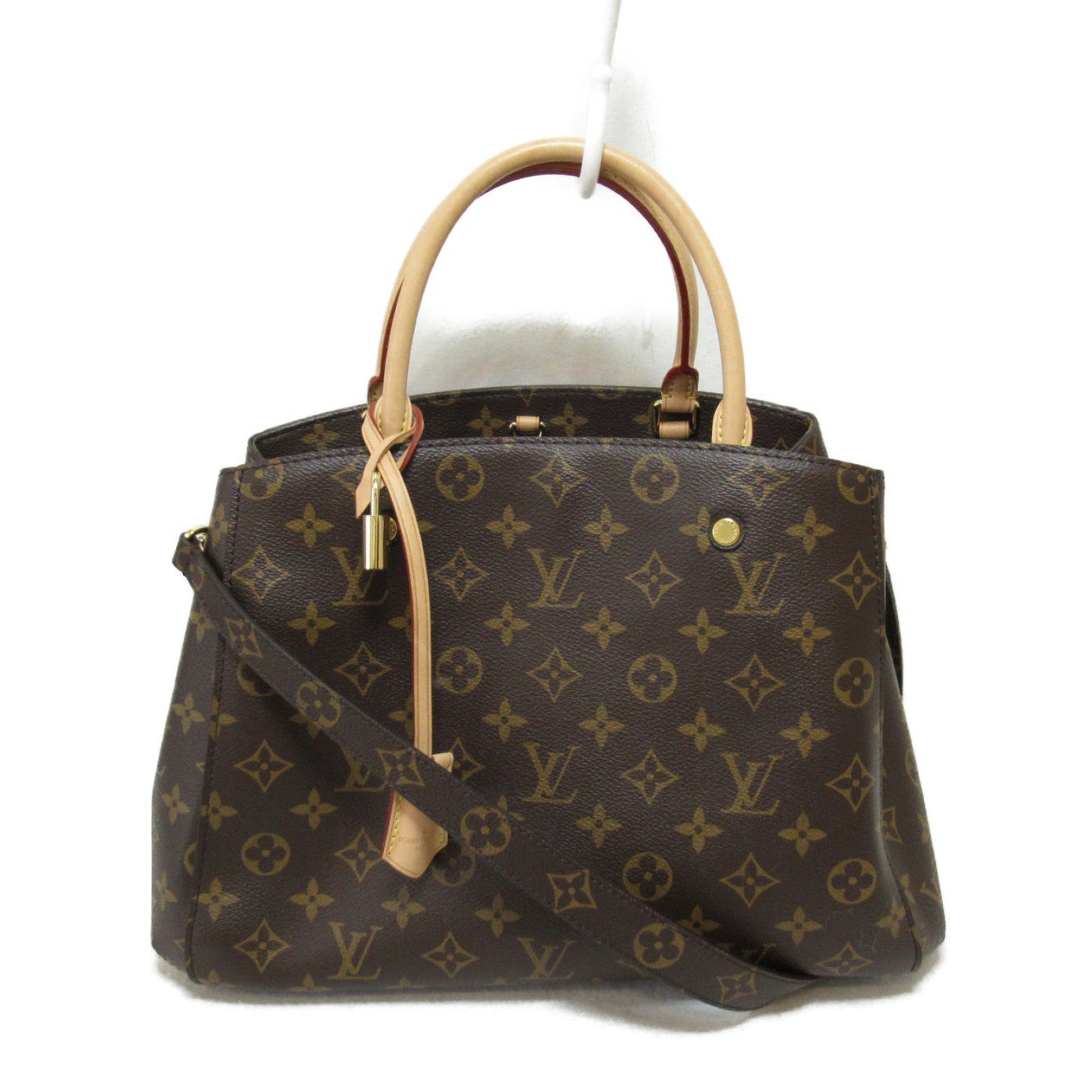 Louis Vuitton Montaigne MM Tote Bag Monogram Brown