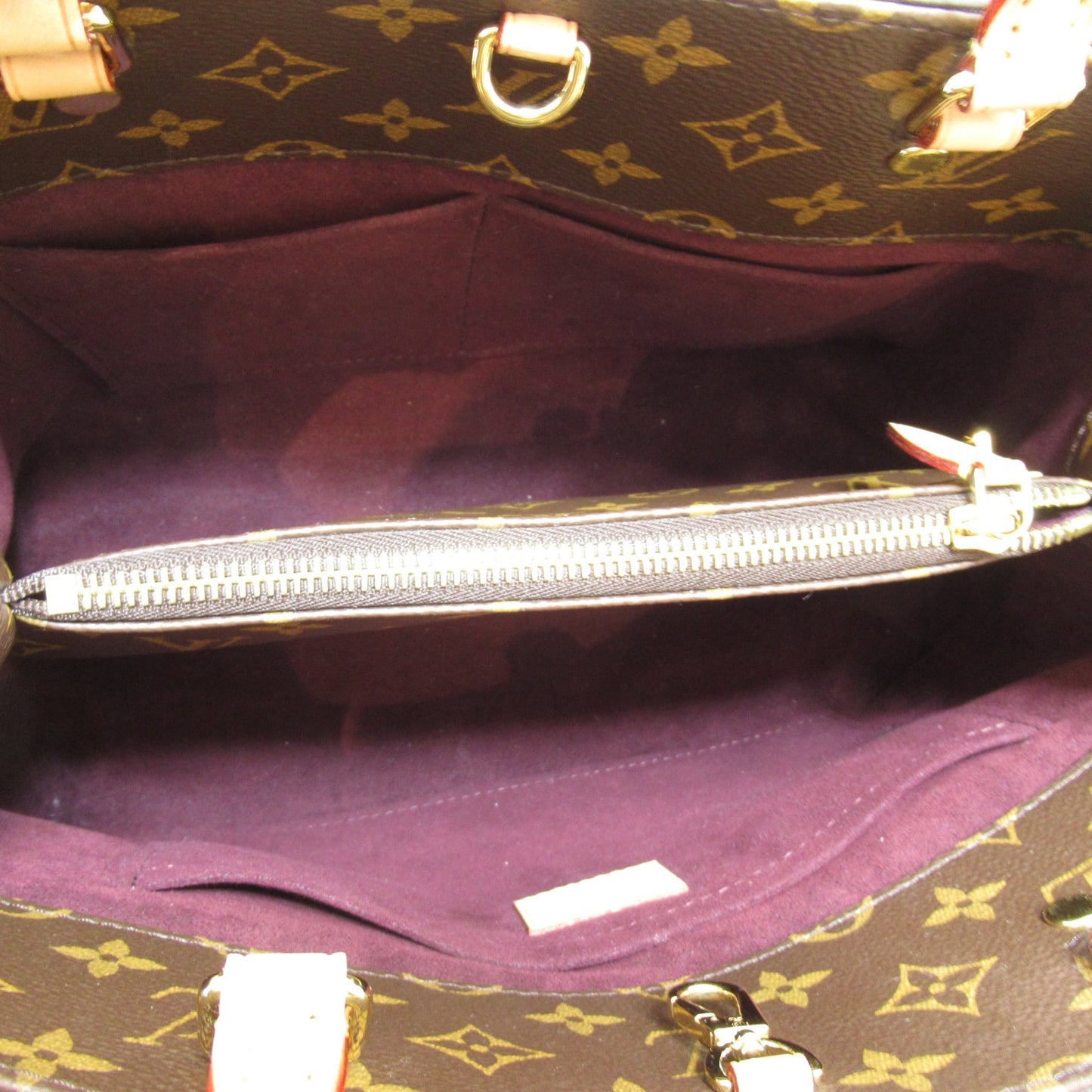 Louis Vuitton Montaigne MM Tote Bag Monogram Brown