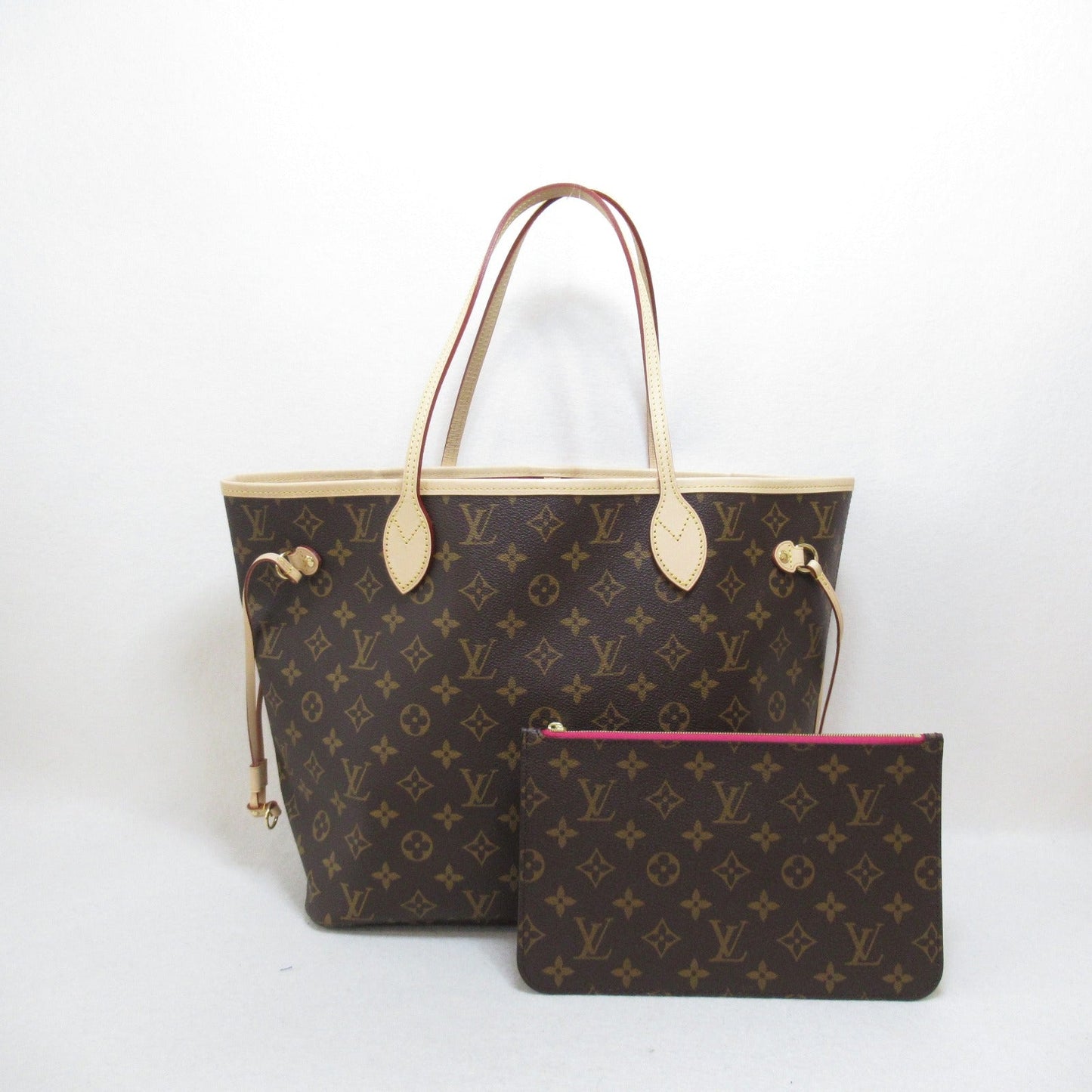 Louis Vuitton Neverfull MM Tote Bag Monogram Brown