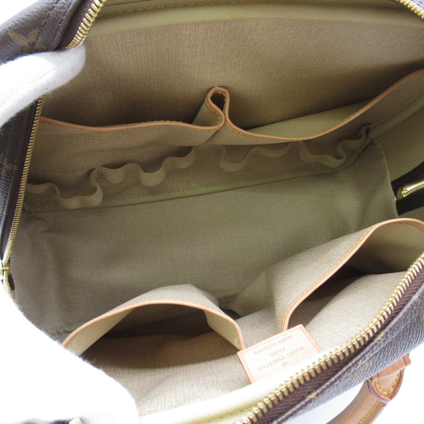 Louis Vuitton Deauville Handbag PVC Coated Canvas Monogram