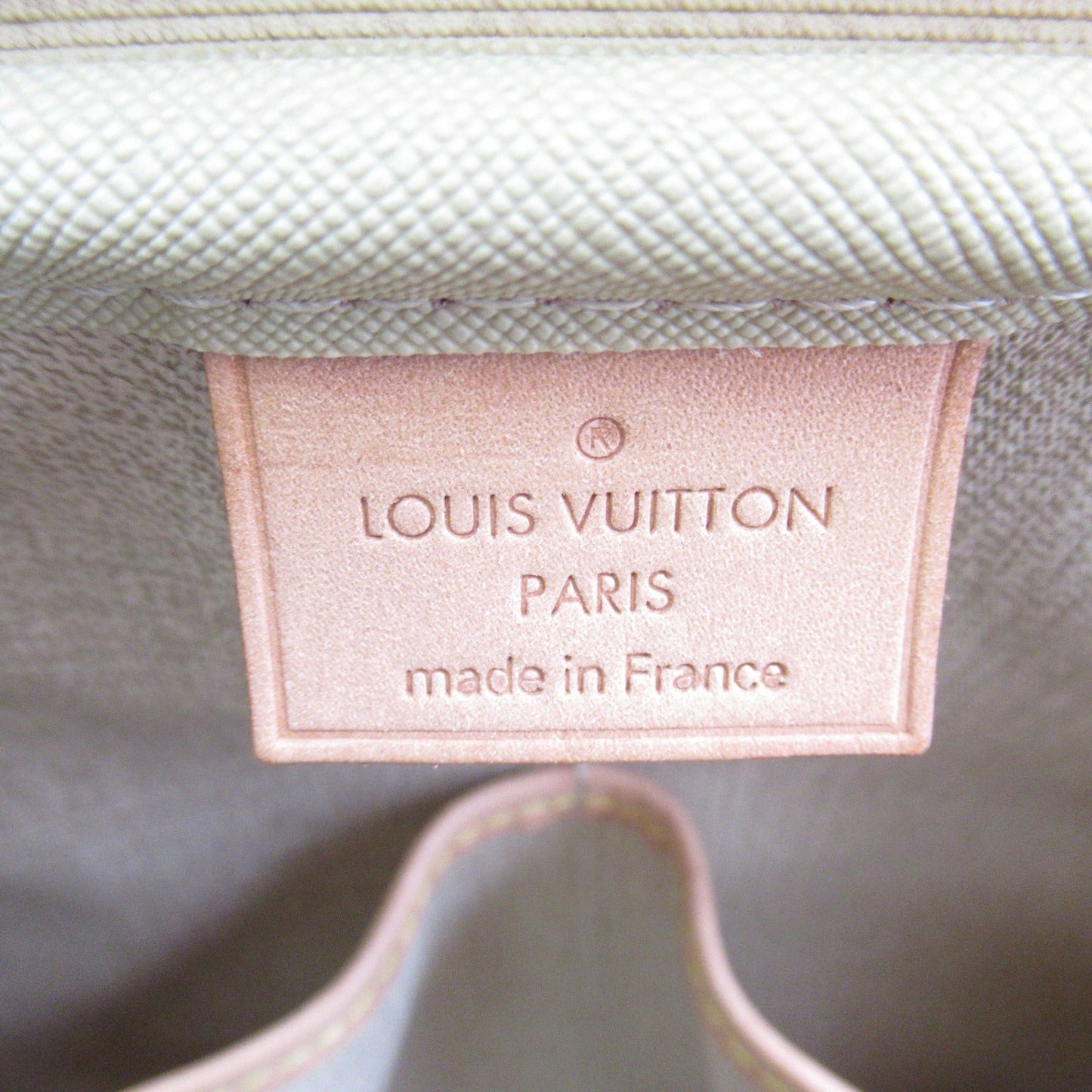Louis Vuitton Deauville Handbag PVC Coated Canvas Monogram