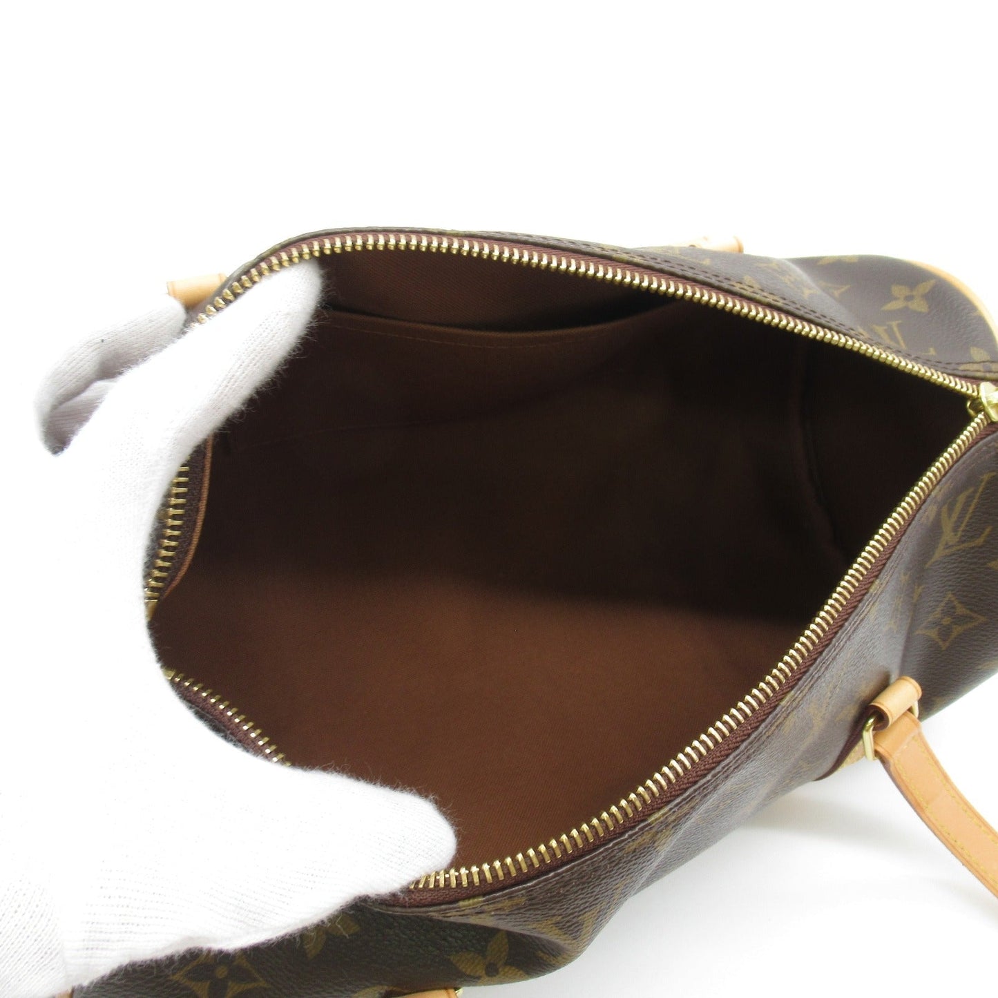 Louis Vuitton Papillon 30 Shoulder Bag PVC Coated Canvas Monogram