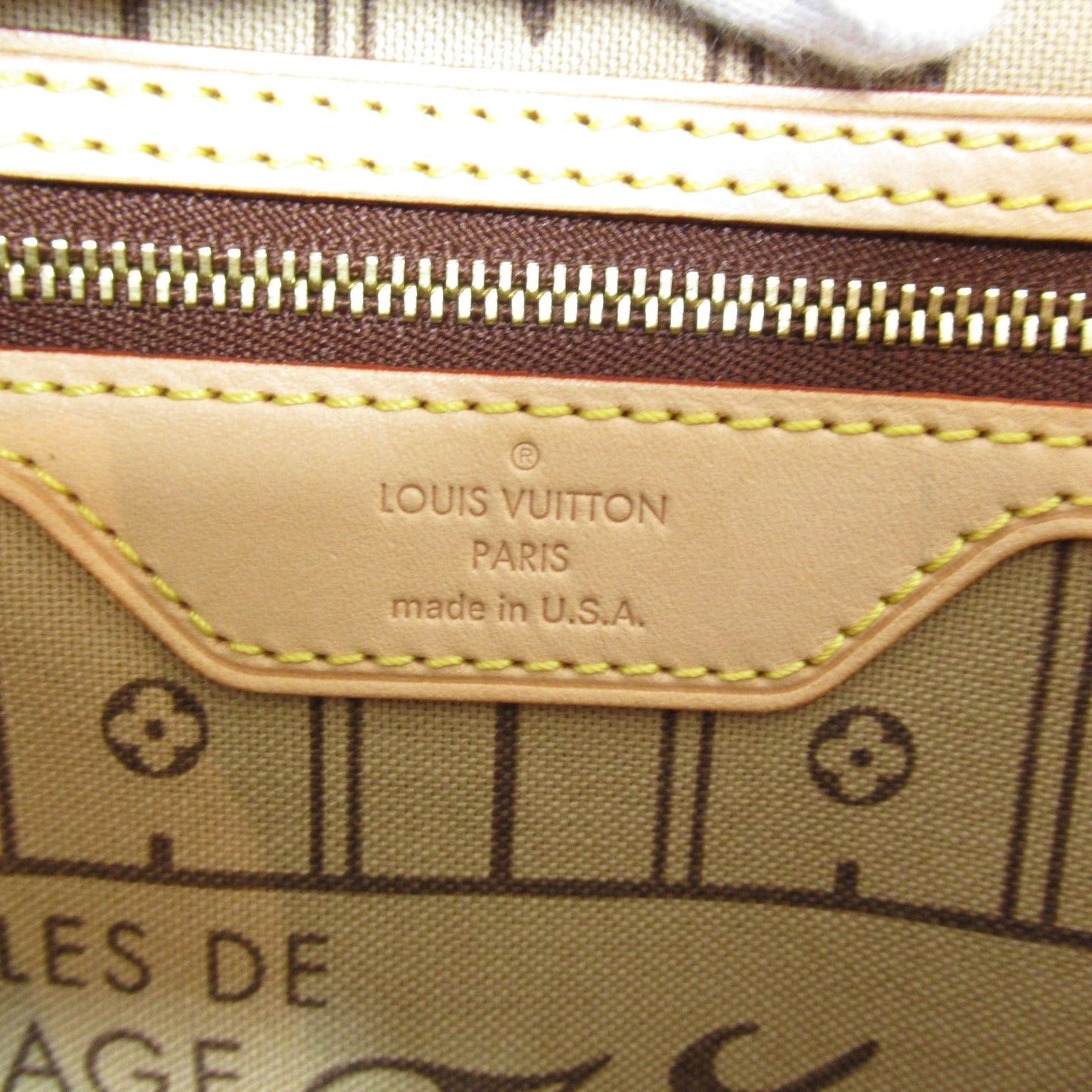 Louis Vuitton Neverfull GM Tote Bag Brown