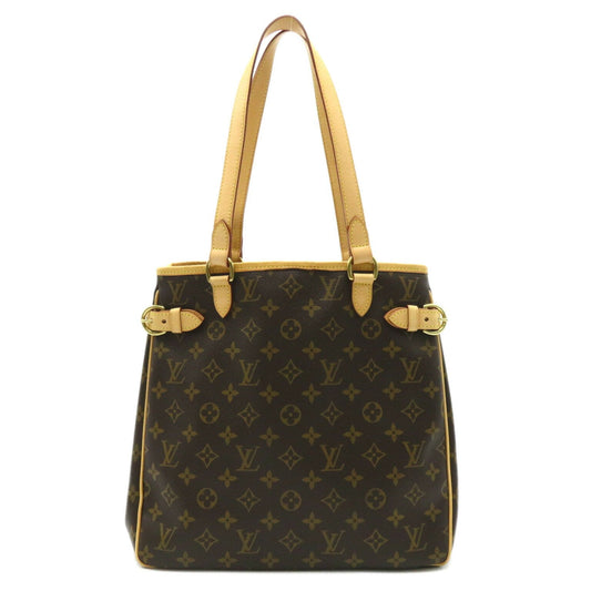 Louis Vuitton Batignolles Vertical PVC Coated Canvas Monogram Tote Bag