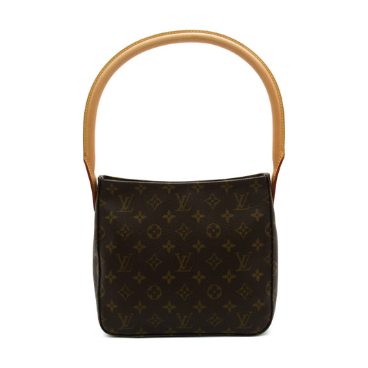 Louis Vuitton Looping MM Shoulder Bag Monogram Brown