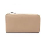 Gucci Logo L Zip Long Wallet Leather Wallet