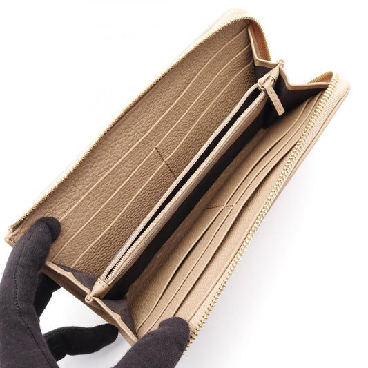 Gucci Logo L Zip Long Wallet Leather Wallet
