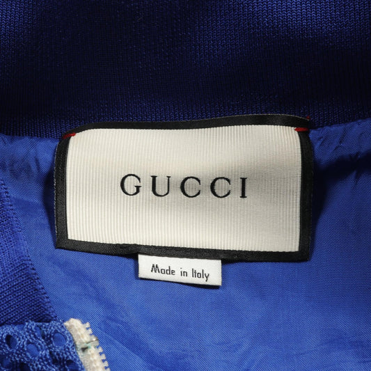 Gucci Net Jacket with Magnetismo Stripe Polyester Jacket