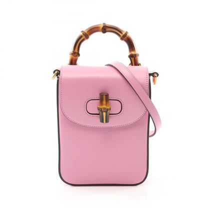 Gucci Bamboo Leather Handbag