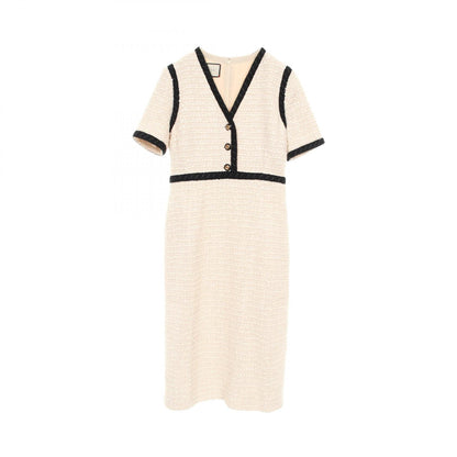 Gucci Interlocking G Button Cotton Dress
