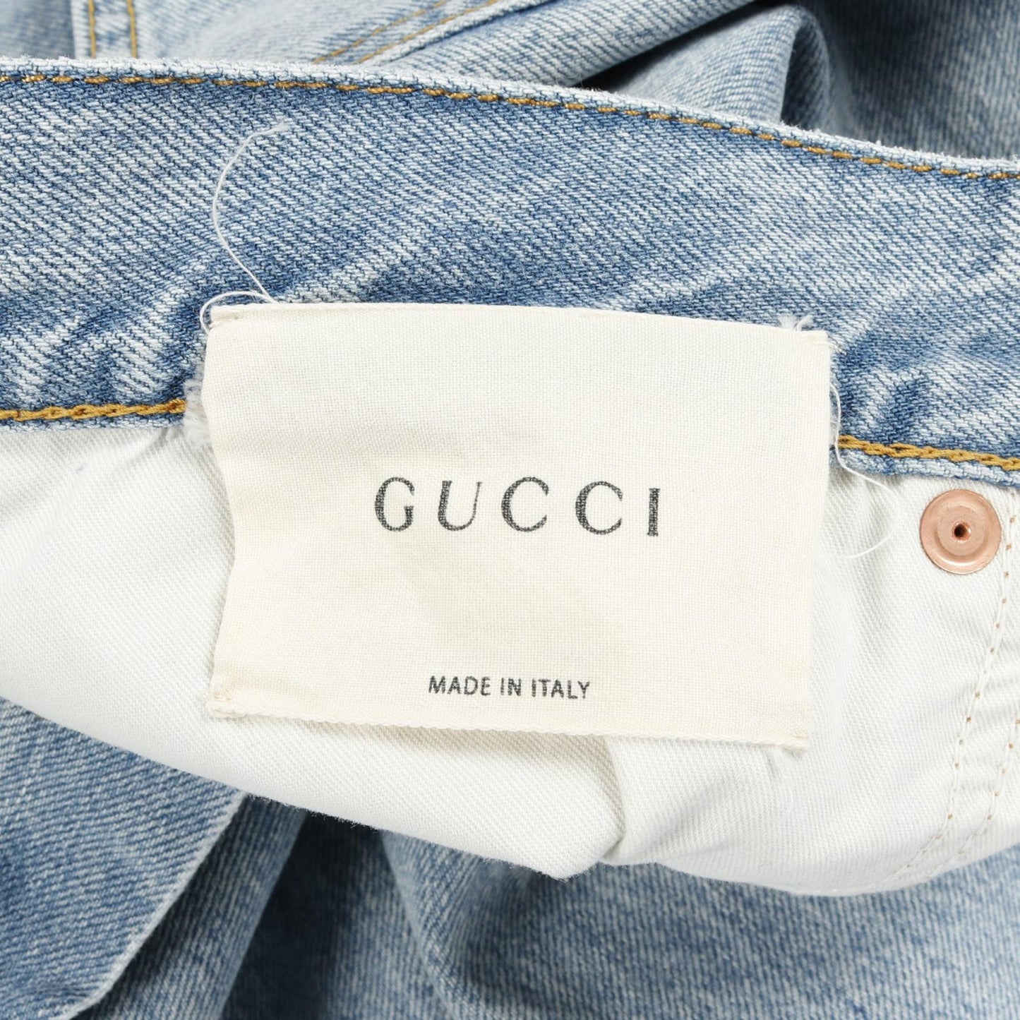Gucci 408637 Cotton Denim Pants