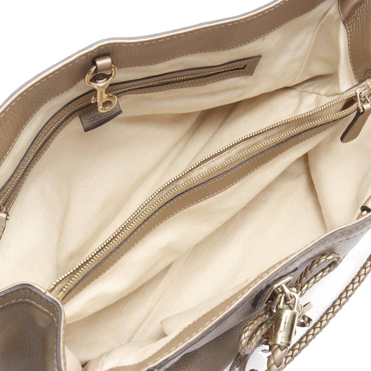 Gucci Bella Bamboo Leather Tote Bag